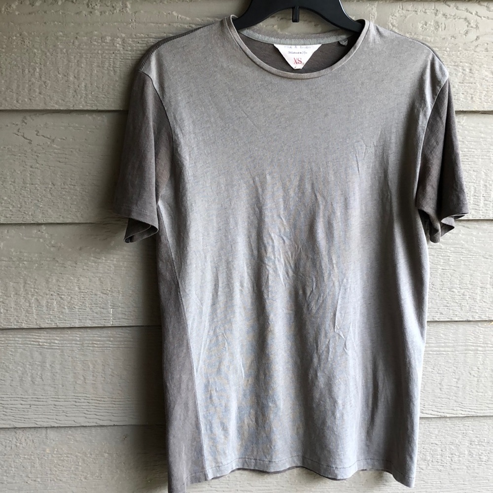 Rag & Bone Tee, perfect condition, bicolor gray